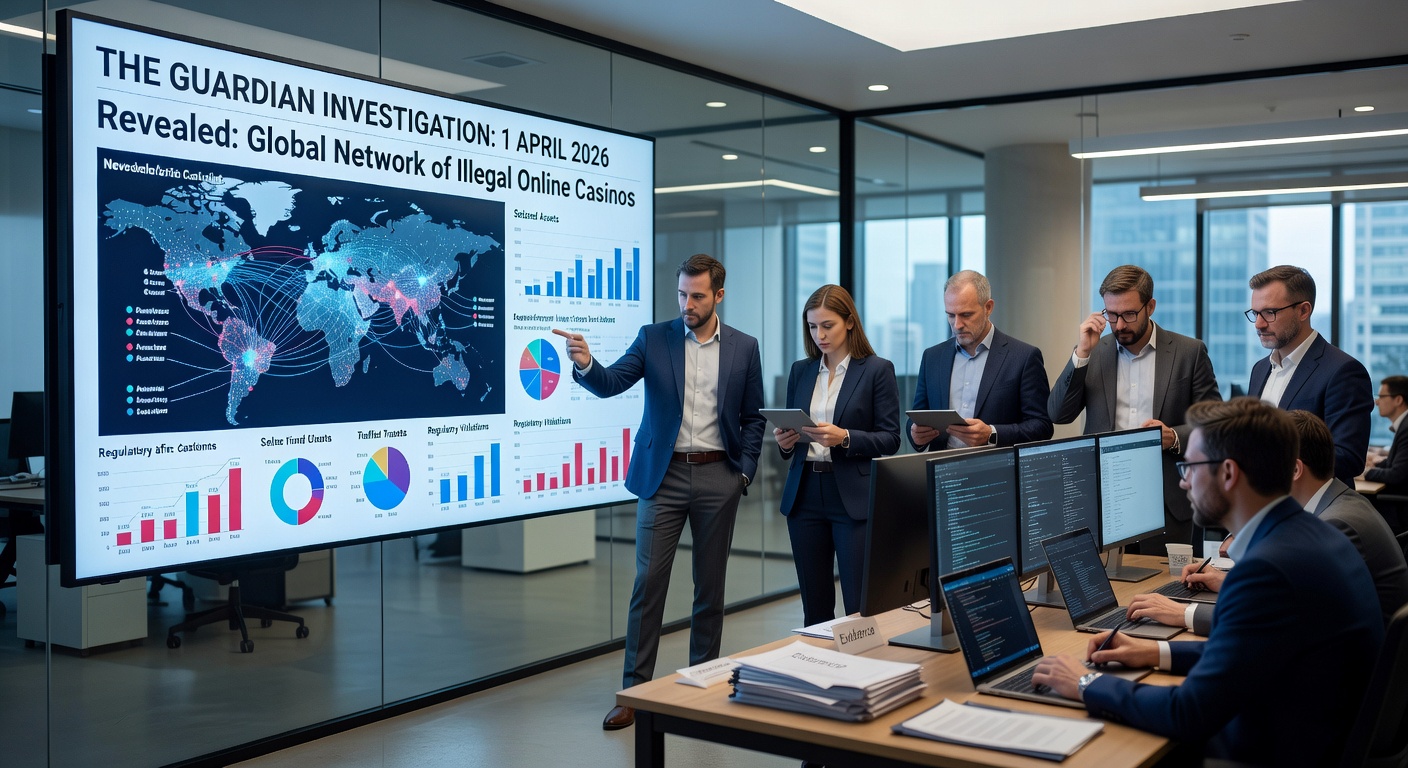 Close-up of slot machines in a bustling UK casino floor, lights flashing and levers pulled, representing the 190,965 machines noted in the Q2 report