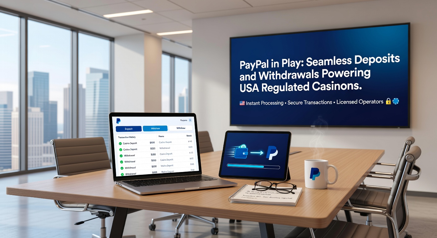 Screenshot of a successful PayPal withdrawal confirmation on a mobile casino screen, displaying funds transferred in under a day with lock icons for security